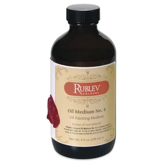 Rublev Fluid Oil Medium - Medium 4, 8 oz {1}