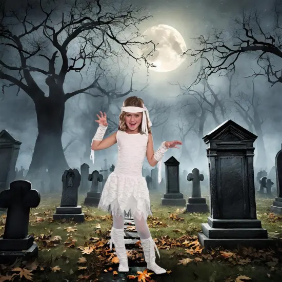 Wrap It Up! Mummy Child Costume {4}