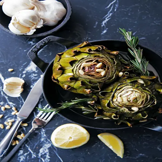 STAUB Cast Iron 7.5-inch Round Gratin Baking Dish {4}