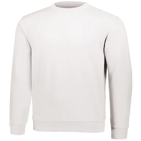 Augusta Sportswear® Adult Fleece Crewneck Sweatshirt WHITE {1}