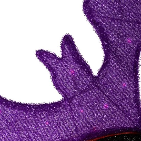 Northlight Lighted Bat and Ghost "BOO" Halloween Decoration - 4.5' - Warm White LED Lights Orange {7}