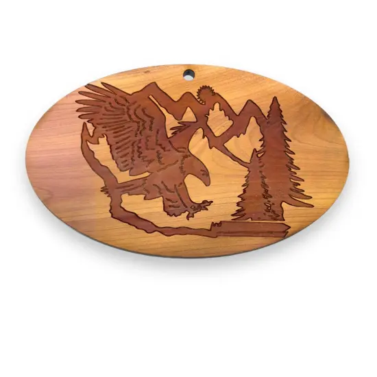 Eagle Mountain - Cedar Ornament {1}