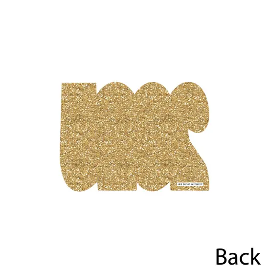 Big Dot of Happiness Gold New Year's Eve - 2025 Decorations DIY Party Essentials - Set of 20 {4}