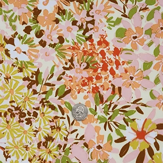 1 Yard Rayon Gauze Lemon Lightweight 55/56" Width Apparel Fabric for Garments & Accessories {1}