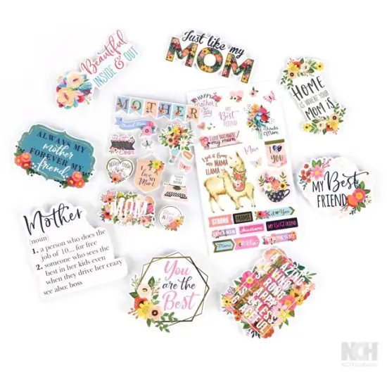 Recollections Mom Stickers Flip Pack {2}