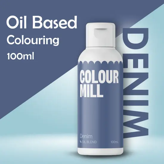 100ml Denim Oil Based Food Colour Colour Mill Deep Blue Edible Dye for Baking & Decorating {4}