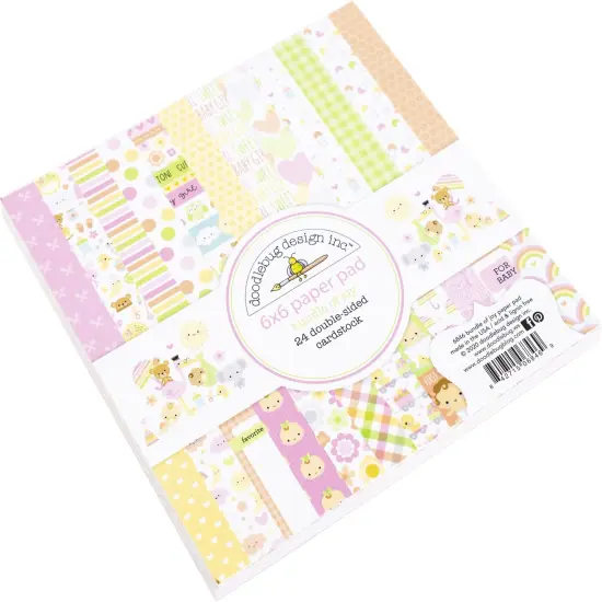 Doodlebug Double-Sided Paper Pad 6"X6" 24/Pkg-Bundle Of Joy, 12 Designs/2 Each {3}