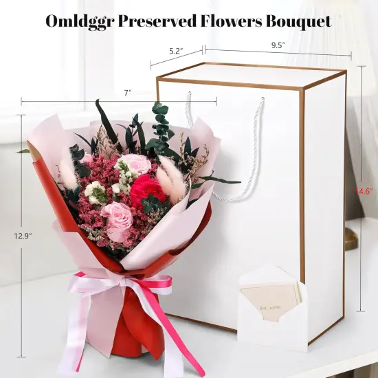 Preserved Flowers Bouquets(Pink) {3}