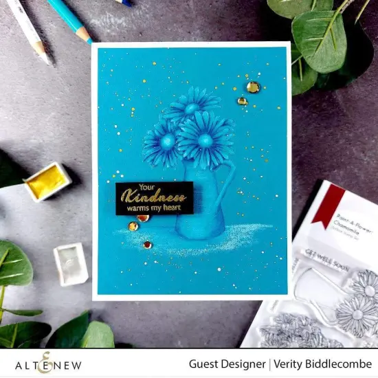 Paint-A-Flower: Chamomile Outline Stamp Set {3}