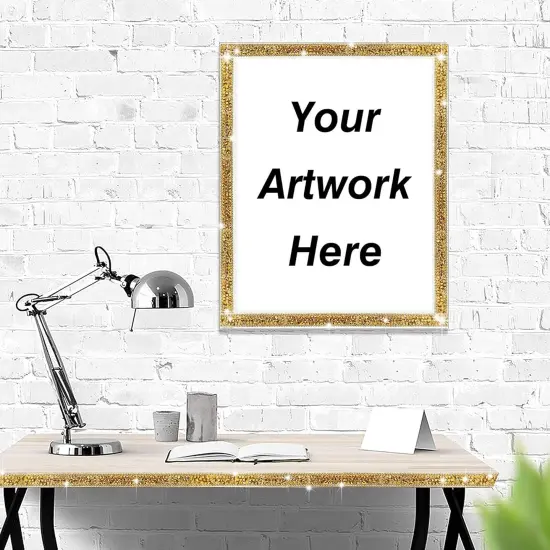 Self Adhesive Gold Resin Rhinestone Ribbon - 6 Yards (Gold 2) {3}