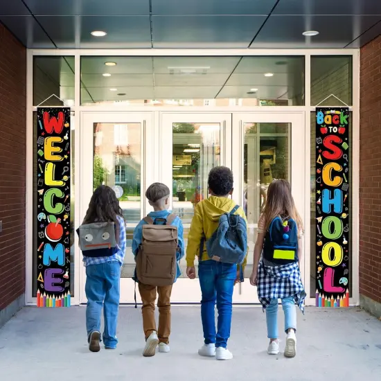 Welcome Back To School Banner Back To School Decorations {3}