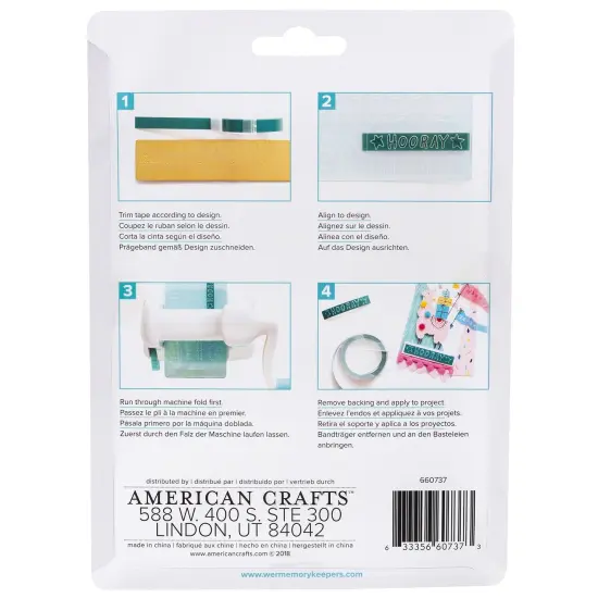 We R Mini Evolution Label Embossing Folder-Fall & Winter {3}