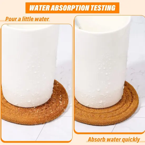 Drink Coasters Set of 8, 4 Colors Absorbent Coasters for Drinks {4}