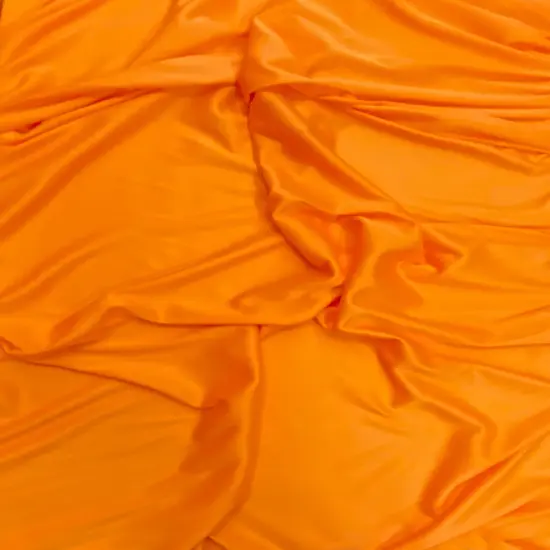 1 Yard Orange Mechanical Stretch Lining Fabric For Costumes, Dresses, Apparel Sewing 60 Inches Wide {3}