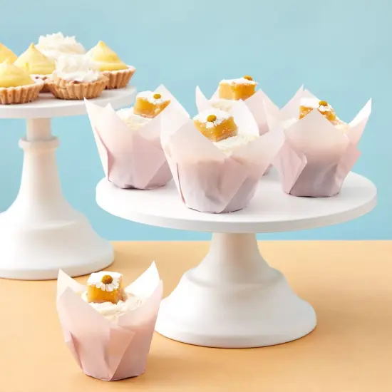 100 Pack Tulip Pink Cupcake Liners, Medium Baking Cups, and Muffin Wrappers, Perfect for Birthday Parties, Weddings, Baby Showers, Bakeries, Catering, Restaurants {2}