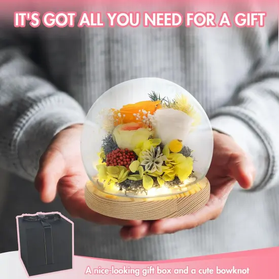 Eternal Preserved Roses with LED Light {3}