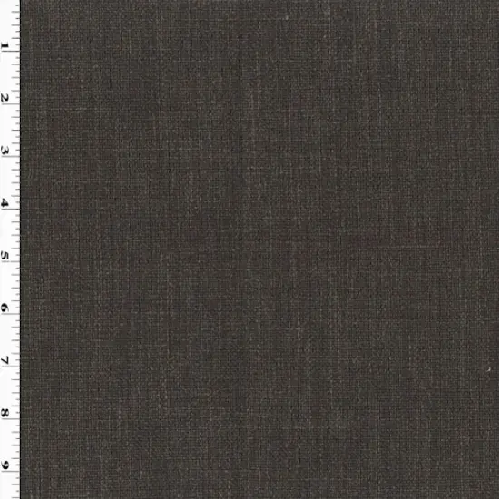 Deep Brown Textured Burlap Woven Home Decorating Fabric By the Yard {1}