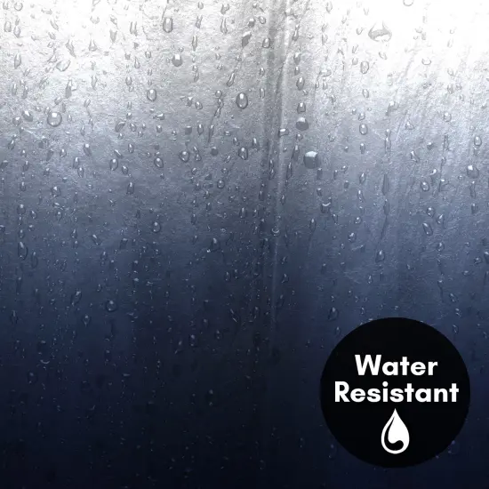 Americanflat 71x74 Ombre Blue Shower Curtain - Water Resistant - Polyester Fabric {3}