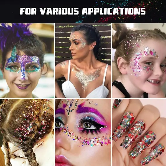 Holographic Chunky Glitter for Crafts {6}