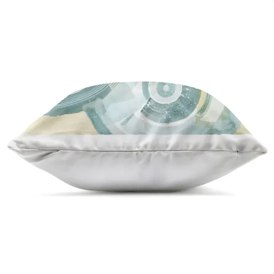 Stupell Industries Yellow Passiflora Circles Outdoor Pillow, 18 x 7 x 18 {3}