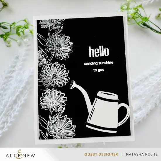 Mini Delight: Watering Daisies Stamp & Die Set {6}