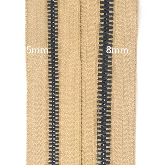 5MM or 8MM One Way Separating Open Bottom Zipper 28 Inche {4}