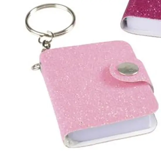 Mini Glitter Notebook Keychains Include 12 Units {3}