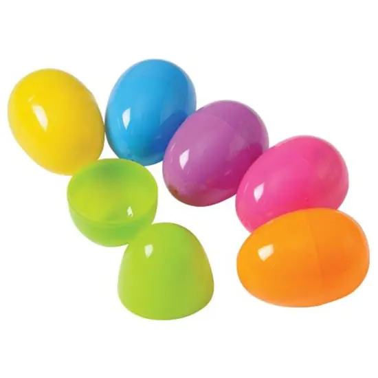 Plastic Eggs 2 1/2 Inch Include 1 Units {1}