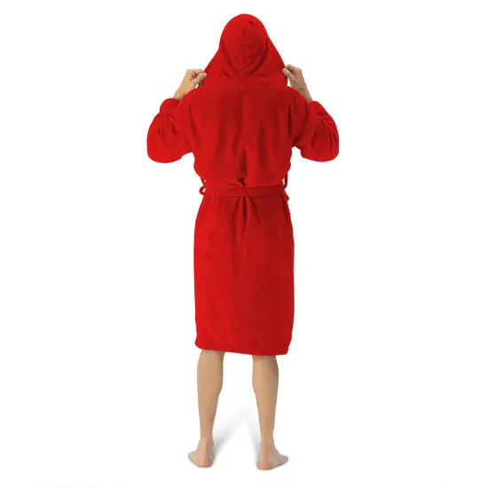 San Francisco 49ers NFL Hooded Silk Touch Bath Robe 26&times;47 Inches {3}