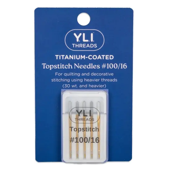 #100/16 Titanium-Coated Topstitch Needles {1}