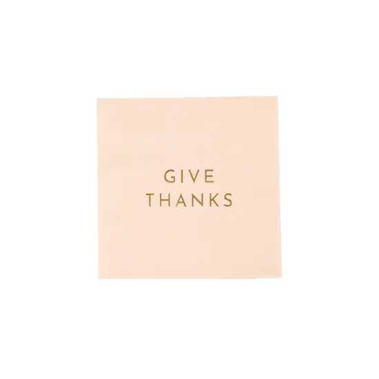 GIVE THANKS COCKTAIL NAPKINS {1}