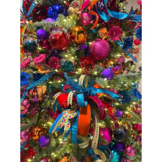 4" Carnaval Plumes Ribbon: White (5 Yards) {2}