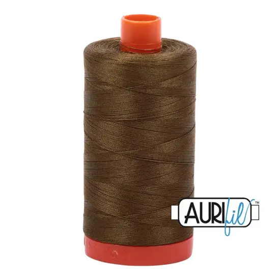 4173 Dark Olive Aurifil Cotton 50wt Large Spool {1}