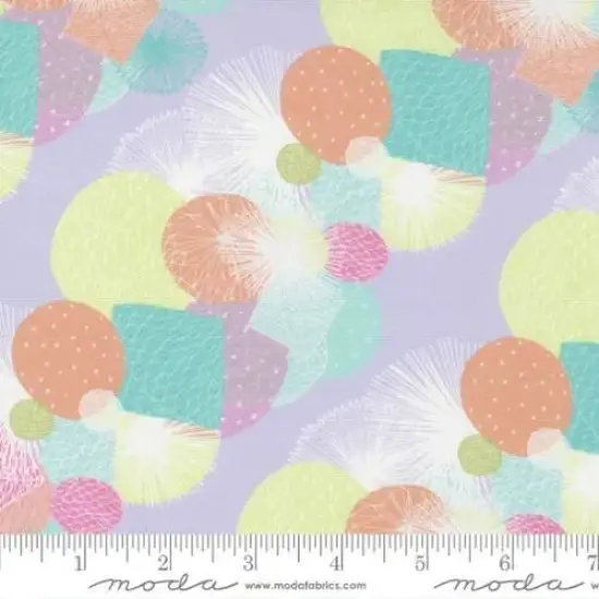 Purple Soiree Lavender Fan Frill 44"/45" Fabric Per Yard {1}