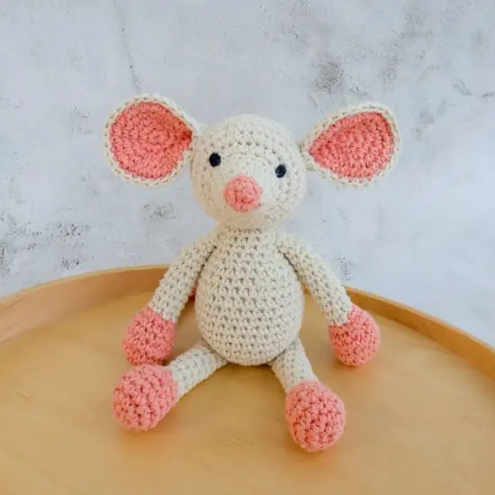 DIY Crochet Kit Monica Mouse PAK295 {1}