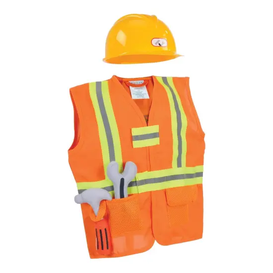 Kaplan Early Learning Company Construction Worker Garment Career Dress Up {4}