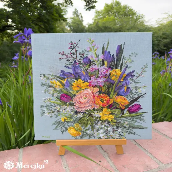 Garden Awakening K-271 Counted Cross-Stitch Kit {3}