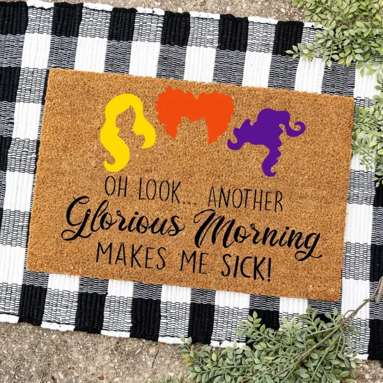 Halloween Stencils for Door Mats(Halloween Doormat 02) {4}