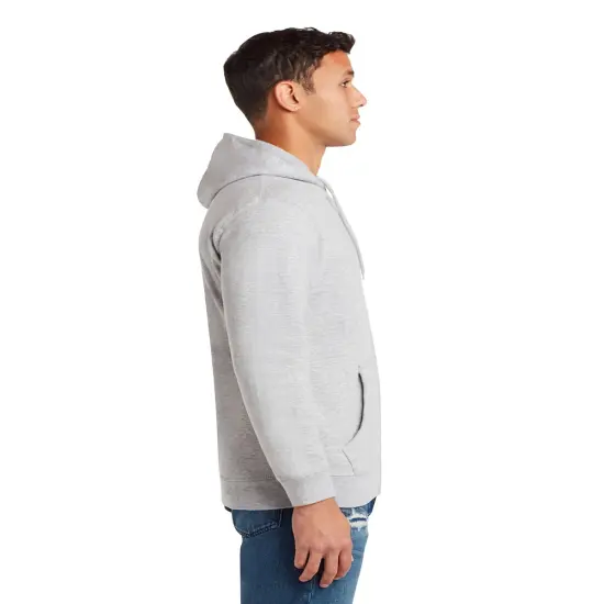 Lane Seven&reg; Unisex Premium Full-Zip Hooded Sweatshirt HEATHER GREY {3}