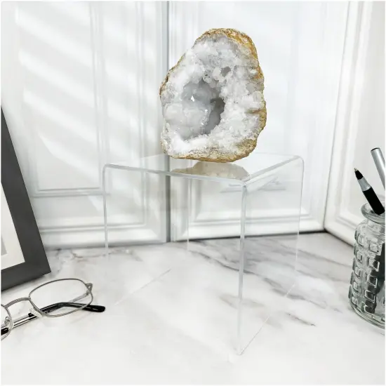 Plymor Clear Acrylic Square Display Riser, 5" H x 5" W x 5" D (1/8" thick) {3}