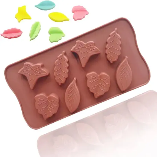 Fall Leaves Silicone Mold Flexible Candy Chocolate & Jelly Mold for Autumn Treats {3}