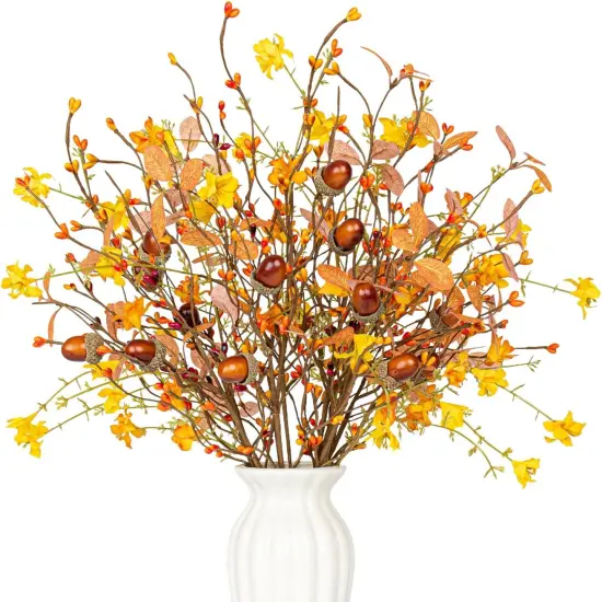 12 Pack Fall Floral Picks Flower Arrangement Centerpieces {1}