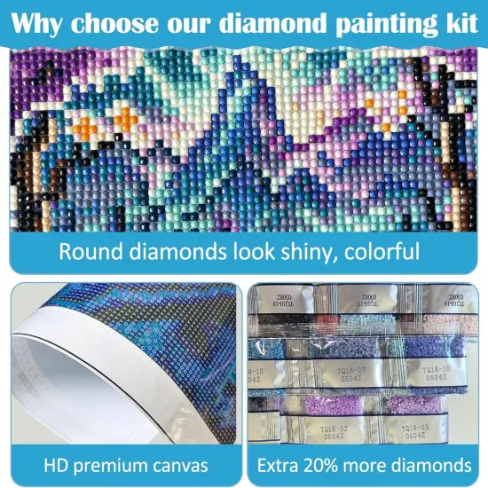 Halloween Ghost Flower Diamond Painting Kits for Adults,11.8x15.7 Inch {5}