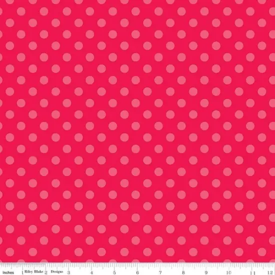 Polka Dots in Red (c16445-red) | Gingerbread Kisses | Doodlebug Designs | Riley Blake {1}