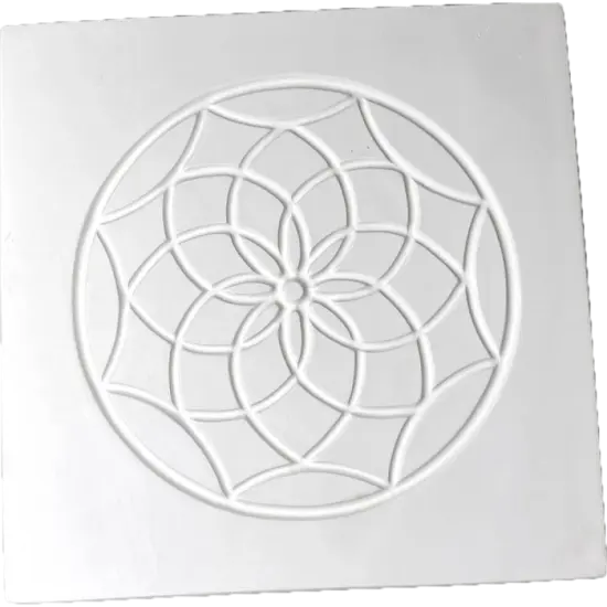 11" x 11" x 0.5" Dreamcatcher Texture Glass Fusing Kiln Mold {2}