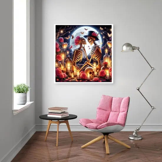 Skeletons Under The Moonlight Diamond Art Kits {2}