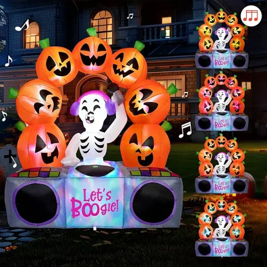 Pumpkins with Witch Hat & Ghost Combo {1}