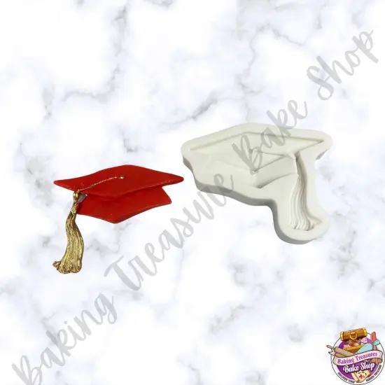 Graduation Cap Silicone Mold {3}