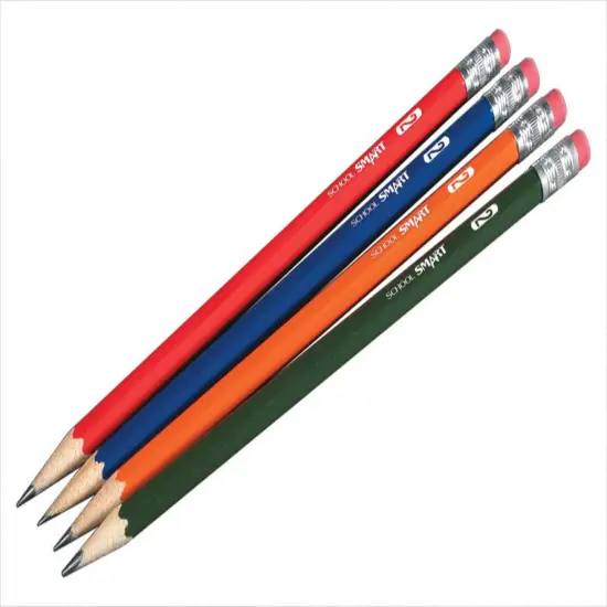 School Smart Traditional No 2 Pencils, Assorted Colors, Pack of 144 {2}