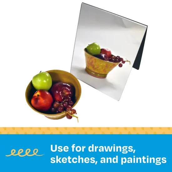 Sax Double Sided Self-Portrait Mirror, 8-1/2 x 11 Inches {3}